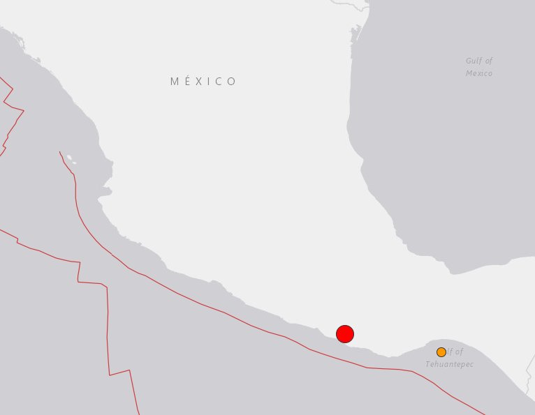 Strong 7.5M #earthquake in #Mexico  USGS: 4km S of Pinotepa de Don Luis, Mexico https://t.co/wR98OJa9wh