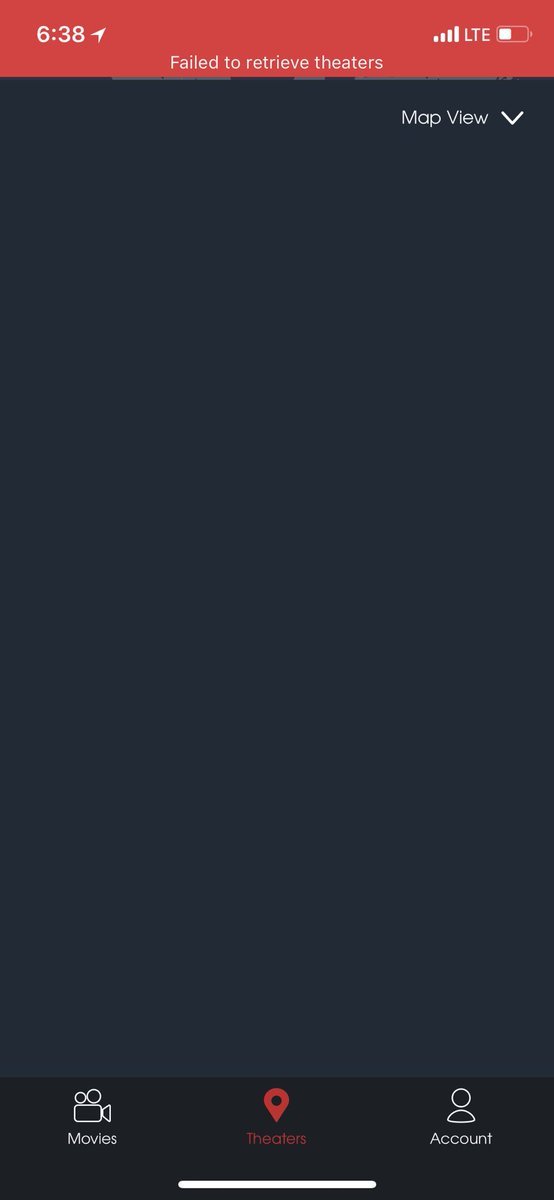 ChrisRozanski's tweet photo. @MoviePass really dropping the ball this evening with your new app. First movies and theaters won’t load and now I can’t log back in. No response from customer service. https://t.co/h93FHeuShF