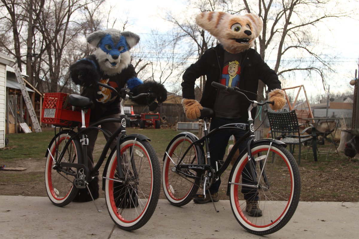 razlombax's tweet photo. Ready to ride the cruisers in February!!!
#FursuitFriday #lombax #folf #bike #micargi https://t.co/t8I2BUvupq