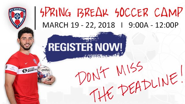 FCWichita's tweet photo. It’s time for or annual spring break youth ⚽️ camp! registration is open ⬇️ #ilovewichita https://t.co/uGa8zriZFT https://t.co/0Uxn6qsbXk