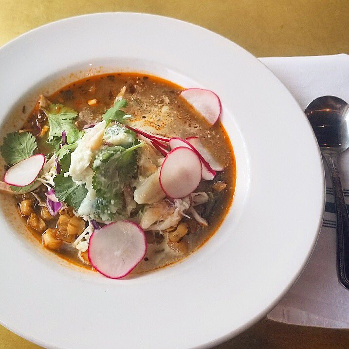 VerdeCocina's tweet photo. Dungeness Crab pozole! A Verde on Mississippi Ave special thru Sunday. #eaterpdx #pdxeats #portlandfood #pozole #glutenfreepdx #seafoodfriday #pdxnow https://t.co/PzX7kvf0J3