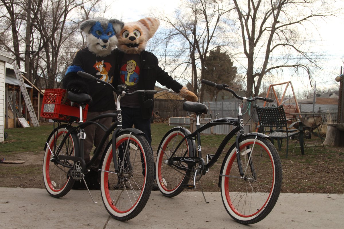 razlombax's tweet photo. Ready to ride the cruisers in February!!!
#FursuitFriday #lombax #folf #bike #micargi https://t.co/t8I2BUvupq