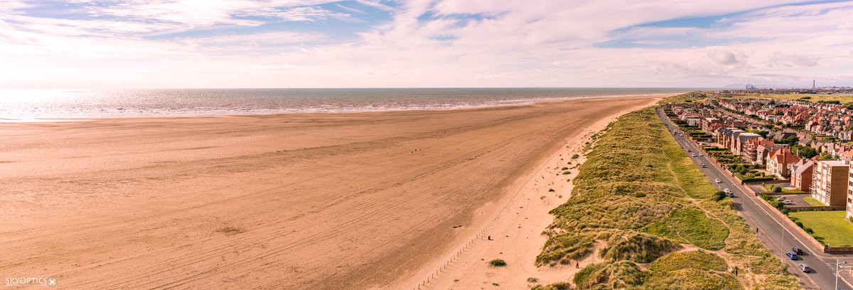 Now that’s what I call a beach! 20ft Billboard Print - Lytham St Anne’s beach with views to Blackpool and the Lake District. Click for full image. <a href="/fyldecouncil/">Fylde Council</a> <a href="/FyldeBeachCare/">Fylde LOVEmyBEACH</a>