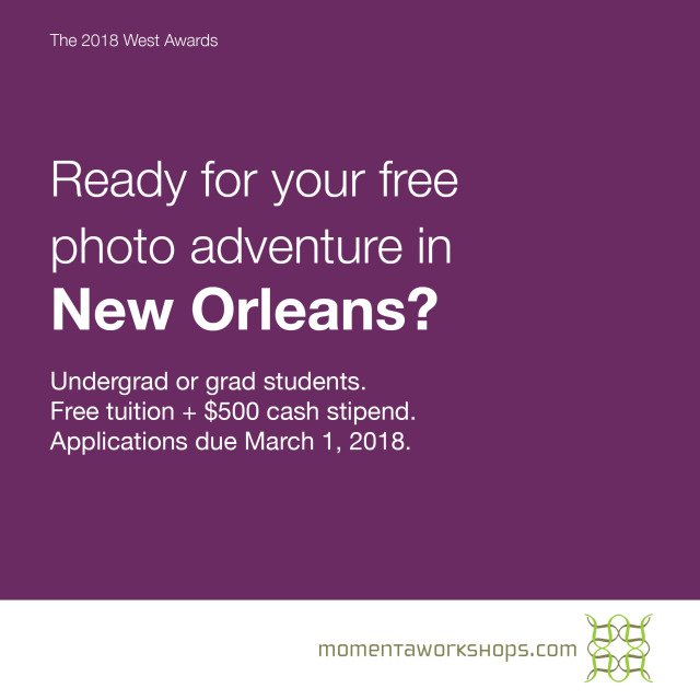momenta's tweet photo. The West Award for students to #ProjectNOLA is open for applications! https://t.co/6vVOPIowbq https://t.co/5KR0iCA4OK