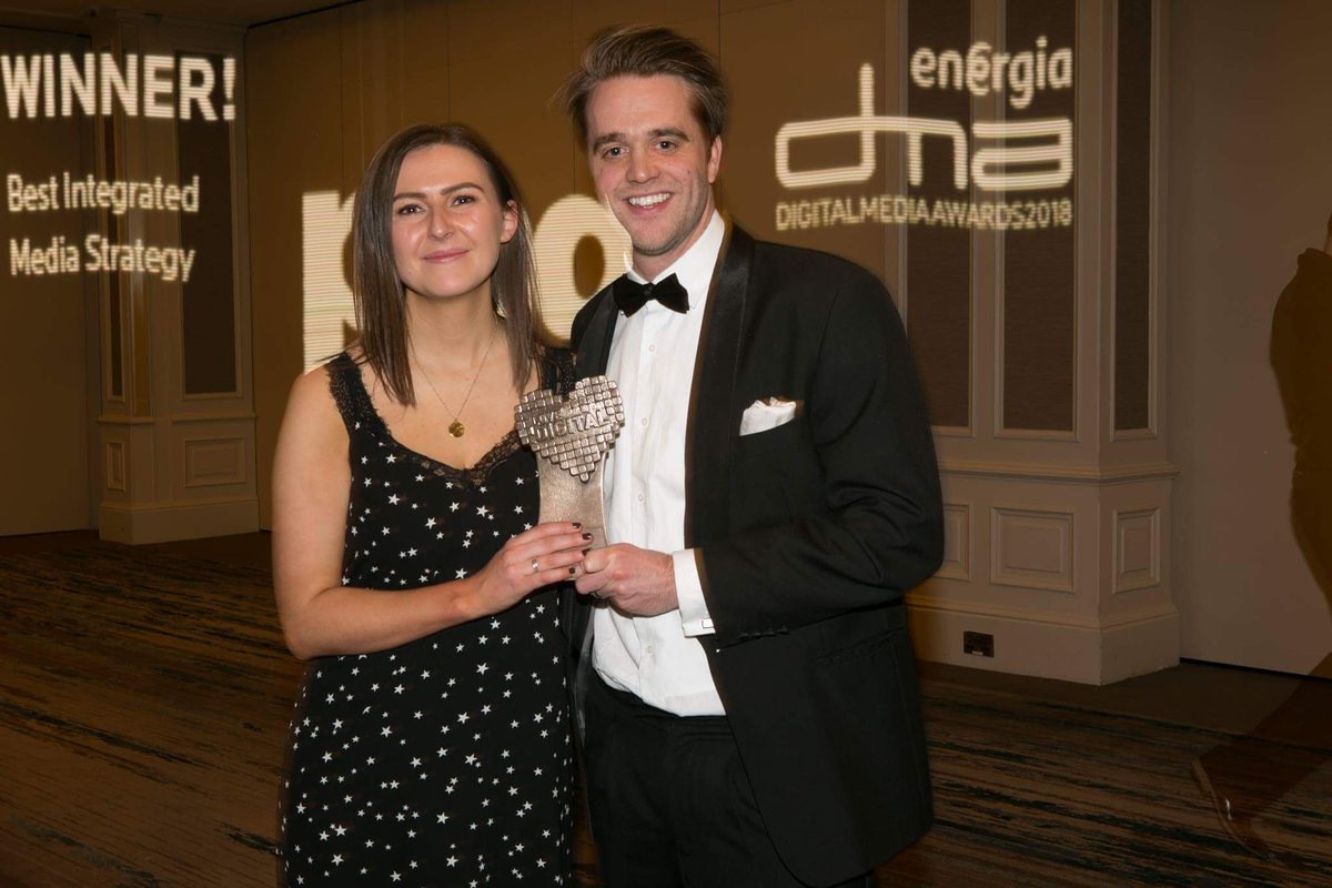 EnergiaB2B's tweet photo. Congratulations to Best Integrated Media Strategy Winner – PHD/OMD Media  @phd_ireland        #EnergiaDMA2018 https://t.co/W94ppwBbzU