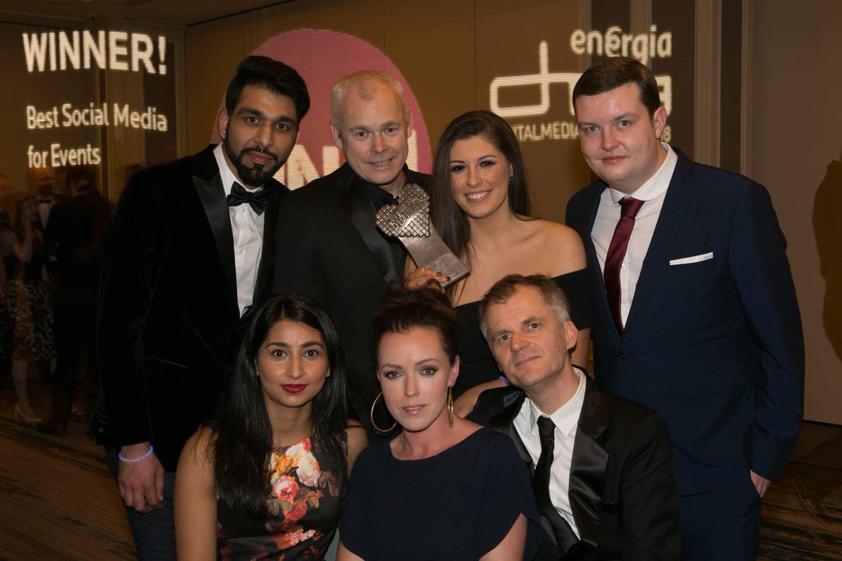 EnergiaB2B's tweet photo. Congratulations to Best Social Media for Events Winner – Let’s Sing! Limited  @sing_irl        #EnergiaDMA2018 https://t.co/XQ3Jgtji4C