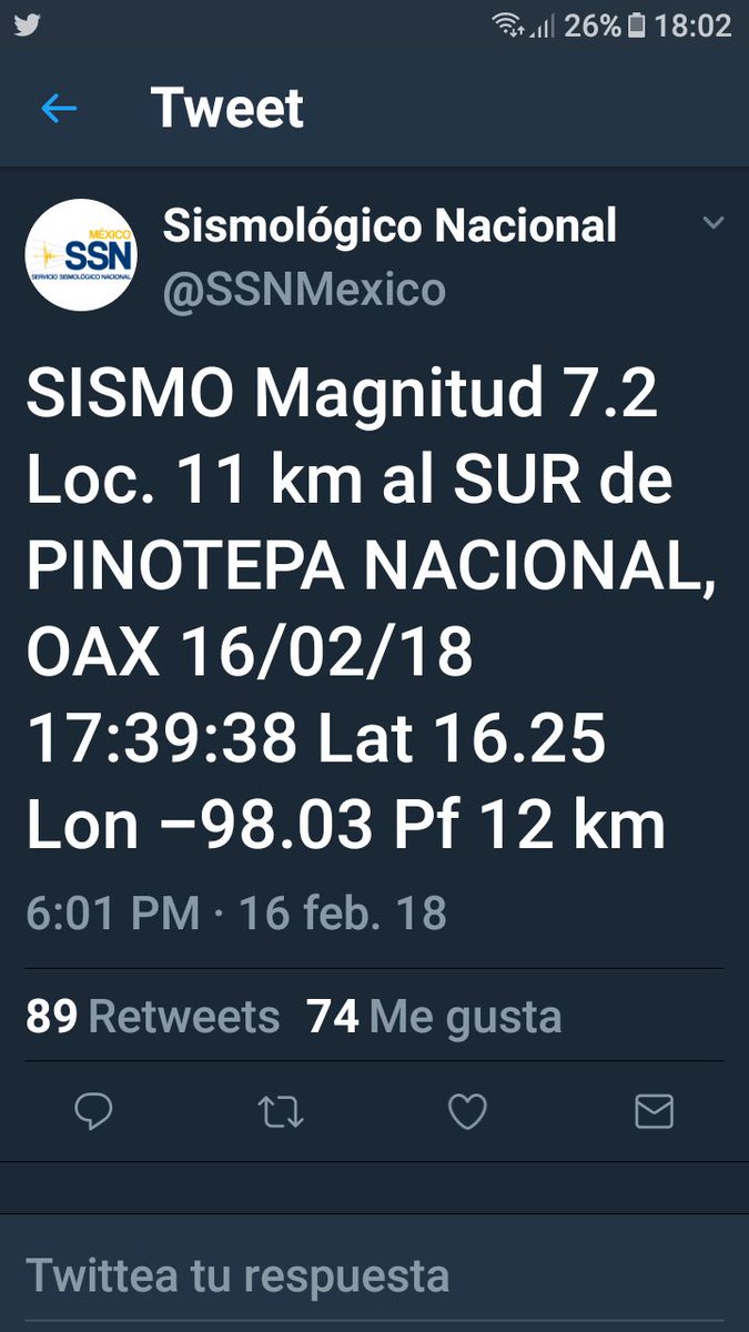 PCEstatalVer's tweet photo. Magnitud final oficial 7.2 grados.
- Reporta complejo petroquímico Cosoleacaque y refinería Lázaro Cárdenas sin novedades operan normal hasta el momento.
- Túnel Sumergido sin novedad ya se realizó revisión.
- Continuamos monitoreando.
https://t.co/t7GMY7VKzk https://t.co/6ekIrjIvxC