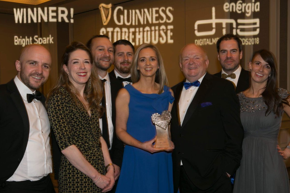 EnergiaB2B's tweet photo. Congratulations to Energia Bright Spark Winner The Guinness Storehouse @homeofguinness        #EnergiaDMA2018 https://t.co/GJ6meqrPMk