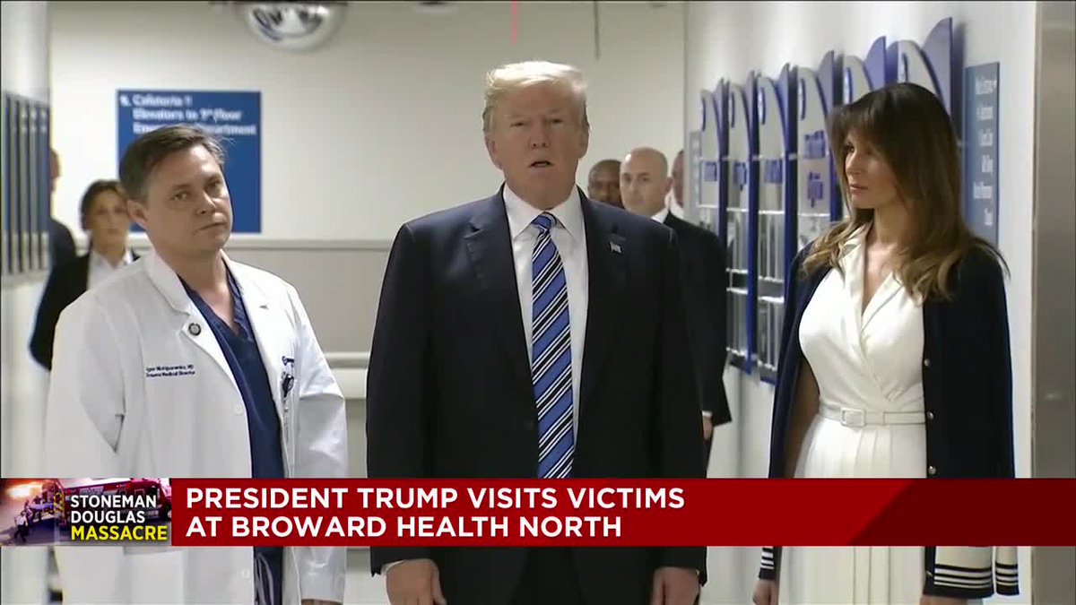 After brief Broward Health North visit, Trump is on his way to Broward Sheriff's Office bit.ly/2BzDUyX?utm_so… https://t.co/uzkCTFdUzo