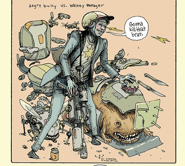 studygroup12's tweet photo. And with that, it's the last pages of Proxima Centauri chapter 1! Catch up with @fareldalrymple's new trippy, wild sci-fi follow up to The Wrenchies here https://t.co/XhGEdTgUUv We'll be back with Chapter 2 soon! #webcomics #sciencefiction https://t.co/OI33d7N6Uh