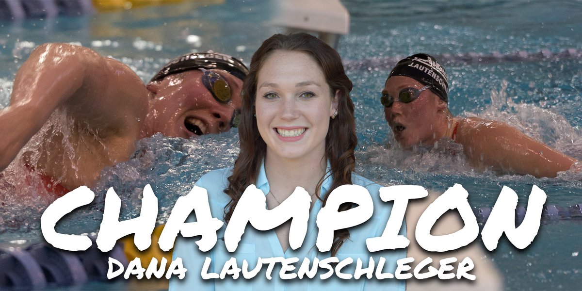 purpleraiders's tweet photo. Women's Swimming: Dana Lautenschleger wins the 200 yard freestyle with a time of 1:54.13 while Megan Leibensperger gets 3rd with a time of 1:57.67 #OACChamp #AllOAC #gomountgo https://t.co/uI1UpkaJet