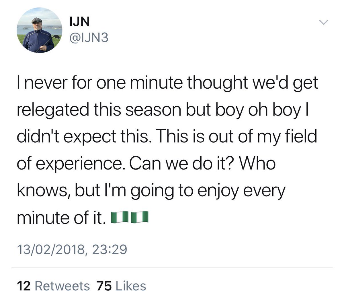 Of course when I say “out of my field of experience” what I really mean is “ the only experience I have is of being a complete Pratt “