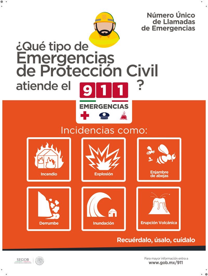 SEGOB_mx's tweet photo. Recuerda que el número #911Emergencias está para servirte, úsalo responsablemente https://t.co/gDr1LL88SK