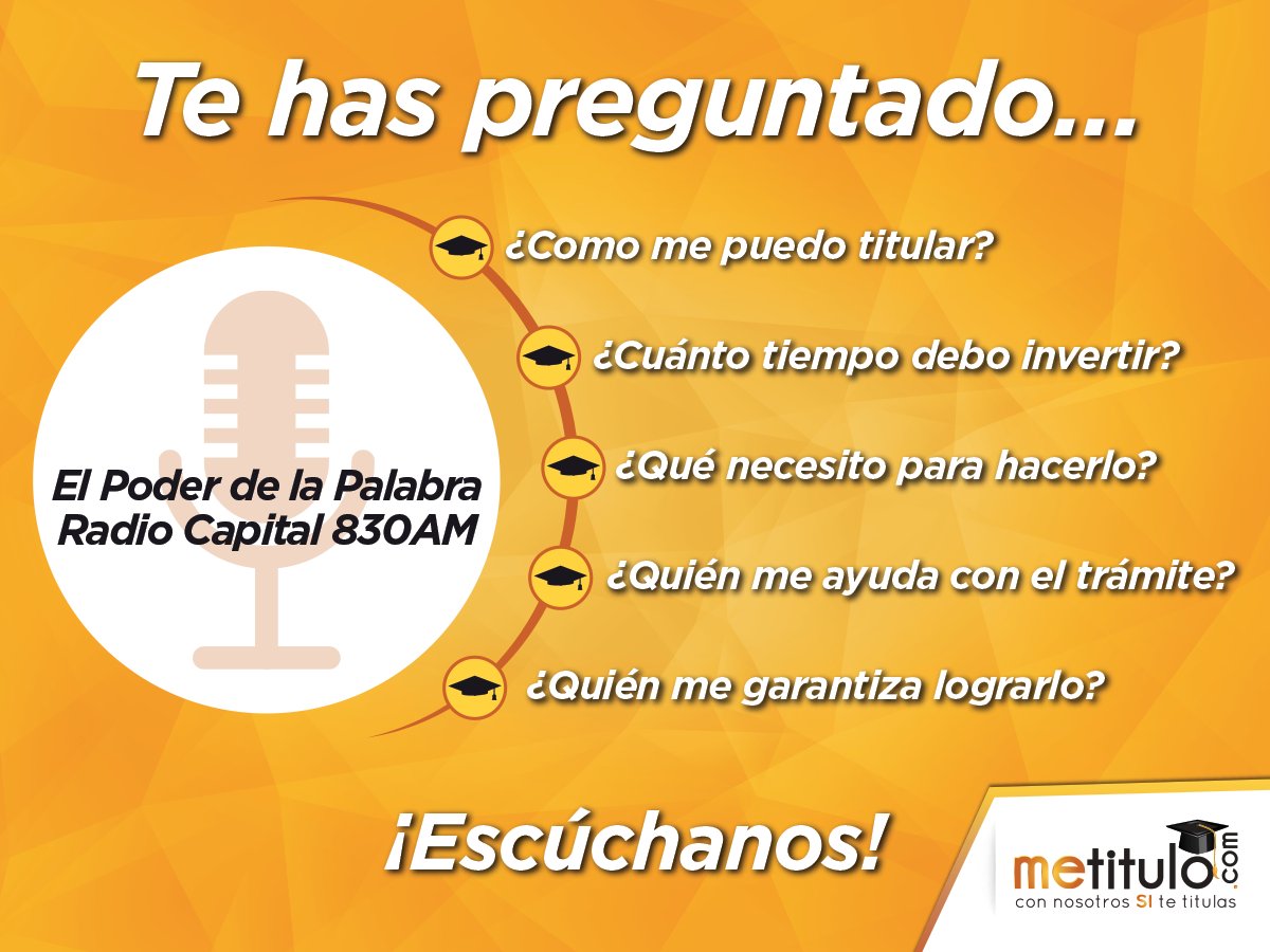 metitulo's tweet photo. ¡Estámos al aire! #MetituloEnElPoder
@CapitalMexico @arturosuarez @p_palabra https://t.co/CATWhsDHmA