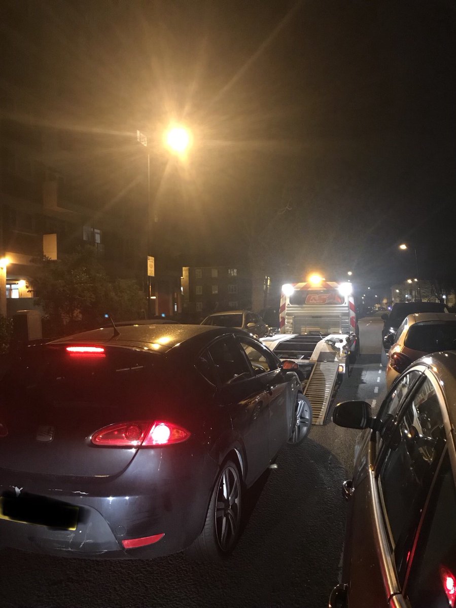 MPSSpecials's tweet photo. Officers from @MPSHackney working through the night. One vehicle seized for no insurance. #OpReclaim #GDMSC https://t.co/vldqm1nxv3