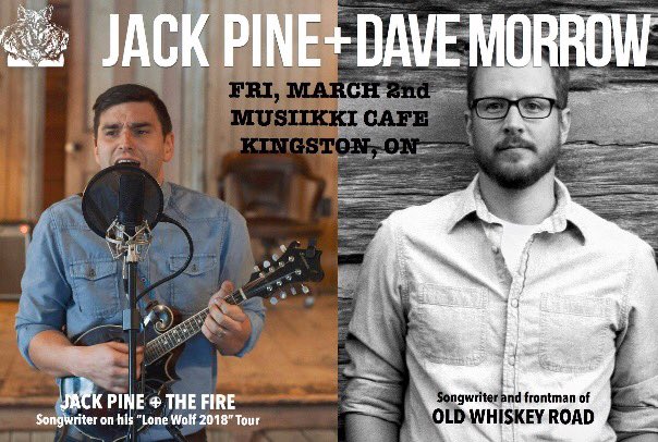 March 2nd, Musiikki Cafe, Kingston. Songs will be sung.