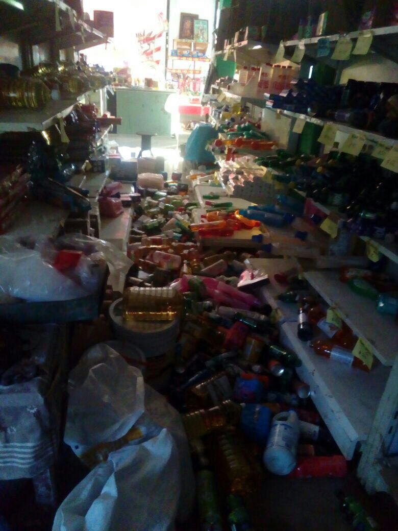 ElInformanteMX's tweet photo. #Sismo en #Oaxaca deja daños en casas y negocios de San José del Progreso Tututepec, Oaxaca, no se reportan victimas. https://t.co/JKyTF0XJcN