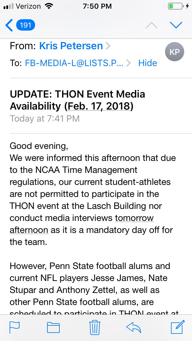 I’m not so sure banning players from charitable activities benefiting children with cancer is the best look, NCAA
