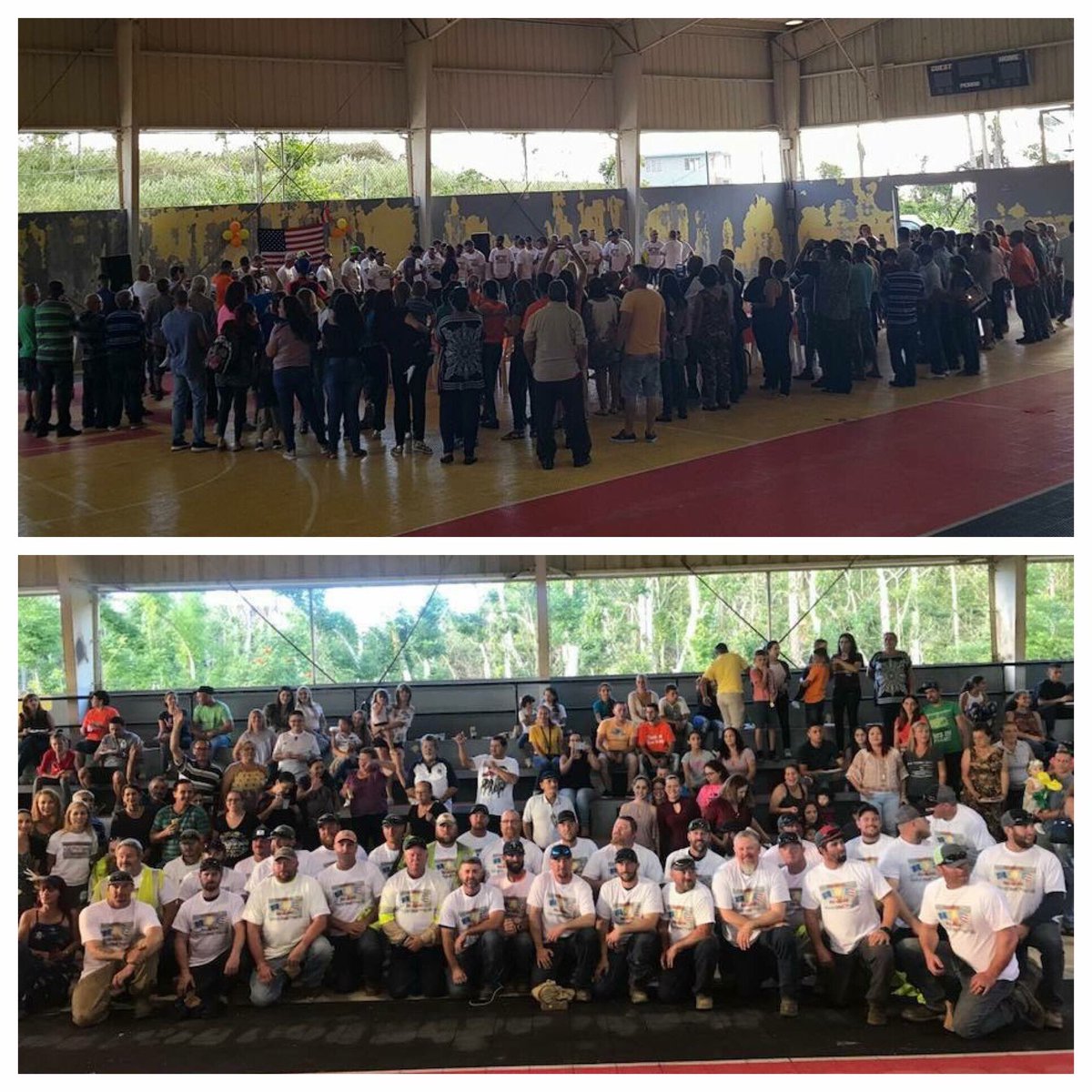 QuebradillasPUR's tweet photo. #PUR Thanks to @OGandE for bringing happiness back to our Guajataca community in Quebradillas, Puerto Rico. Today we celebrate united. Our heroes. ¡Thanks for your service!
#BigOrange #PoweringPR #IluminandoPR 🇵🇷 https://t.co/gUJkYR2kaZ