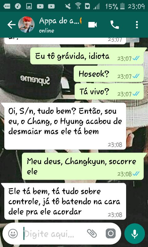 MonstaX_Imagine's tweet photo. 👽 Whatsapp Fake 👽 03/07
"Descobrindo que vai ser pai"
WH.ver
~Sayu https://t.co/WpaVCorcl7