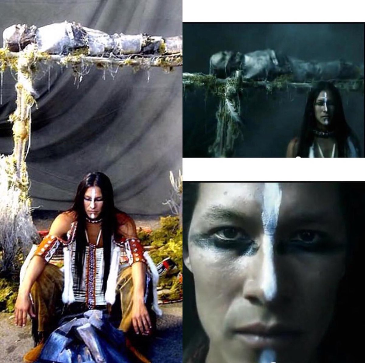 nativerickmora's tweet photo. PeePs, #FBF takes us back to a death ceremony I did for the amazing @deankarrphotography for the #nickelcreek music video. @nativerickmora #deankarr #honor #actor #model #wheninrome https://t.co/24eQuOcHi4