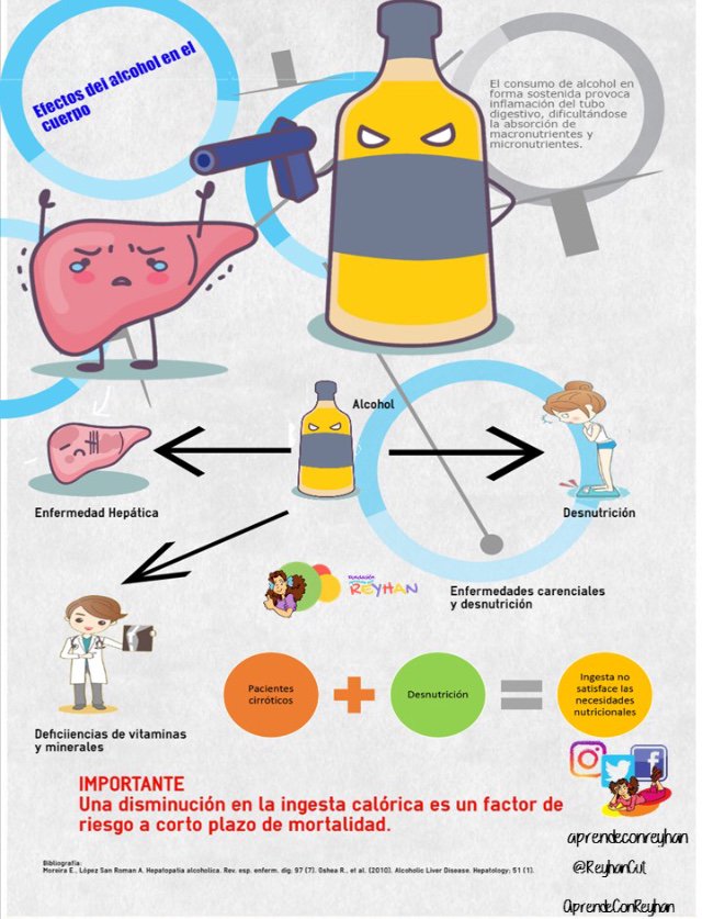 #AprendeConReyhan #infografia efectos del #alcohol en el #cuerpo aprendeconreyhan.com.mx