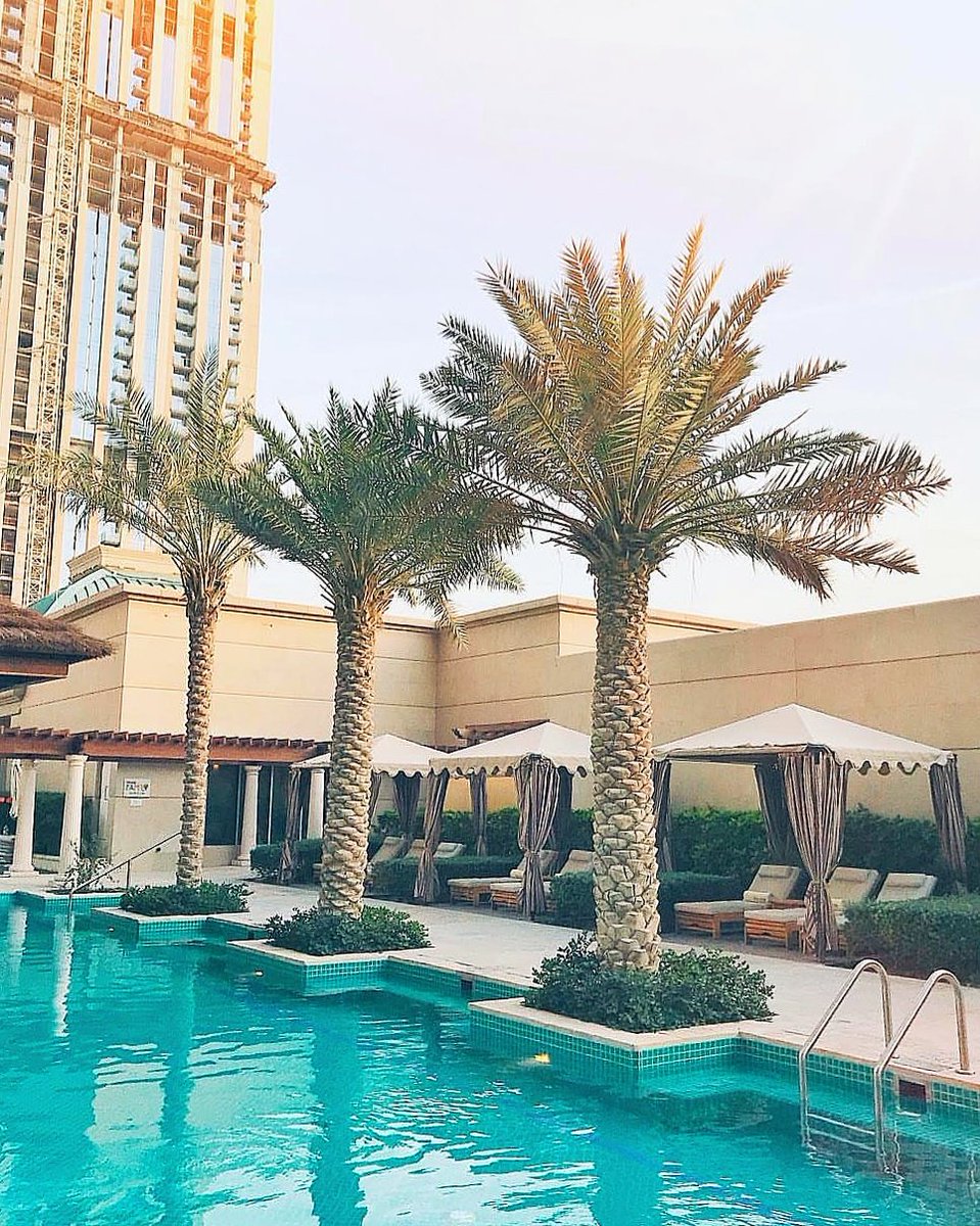Feel invigorated by starting the day at our rooftop pools. 🏖 📸 by <a href="/ignasiusryan/">Igna</a> 

Call 044373300 and book your #daycation. ☀️

 #WestinDubaiAHC #LetsRise #Mornings