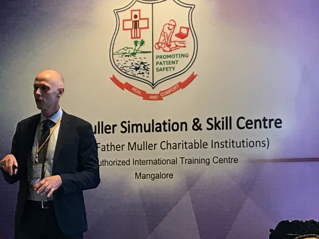 AmandaWilford's tweet photo. #USIMCON India underway , Dr Canty opening keynote with stimulating thoughts #POCUS #CAEVimedix @CAEHealthcare https://t.co/Ahy5pkpImJ
