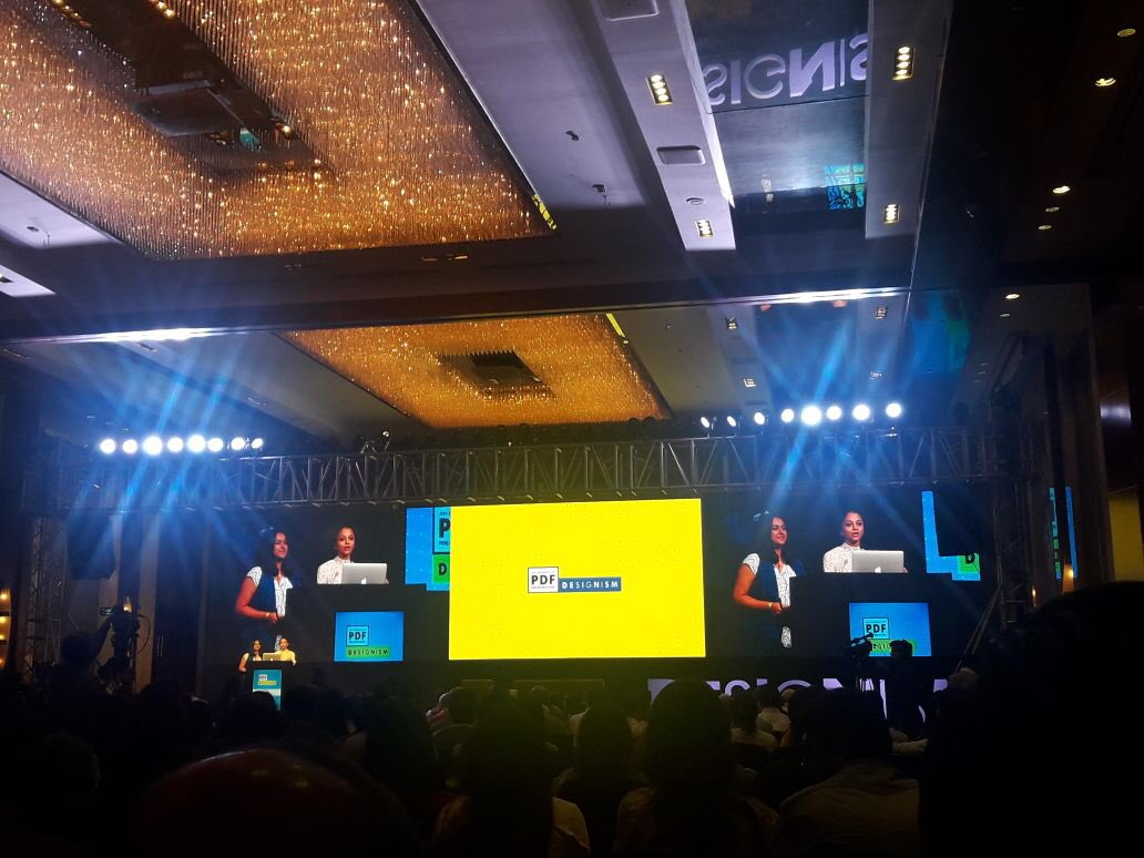 PearlMumCampus's tweet image. Our students, Sakeena Tayebji - UG CD level 3 and Darshneet Gandhi - UGIAD level 3, got an opportunity to speak about the #MakingDesignVisible project on #PuneDesignFestival2018 stage. We are so excited!