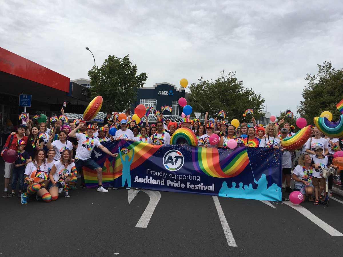 This is the first time we’ll participate in the <a href="/AucklandPride/">Auckland Pride 🏳️‍⚧️</a> parade, a significant milestone for AT! 🌈#AucklandPride