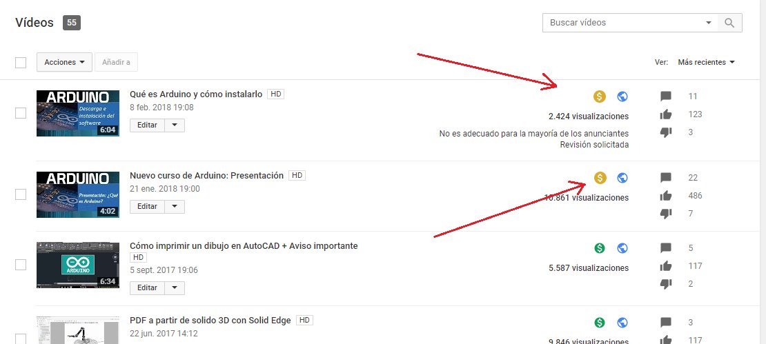 Tal parece que nuestro material es "inadecuado" para Youtube y sus anunciantes. Ni modo, las cosas continúan con o sin anunciantes.