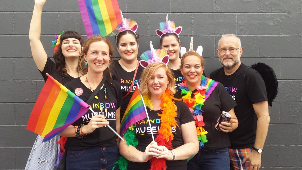 v_passau's tweet photo. Collections and Research represent @aucklandmuseum #aklpride #AMPride #RainbowMuseums #whatwhat https://t.co/l1voUu9xuj
