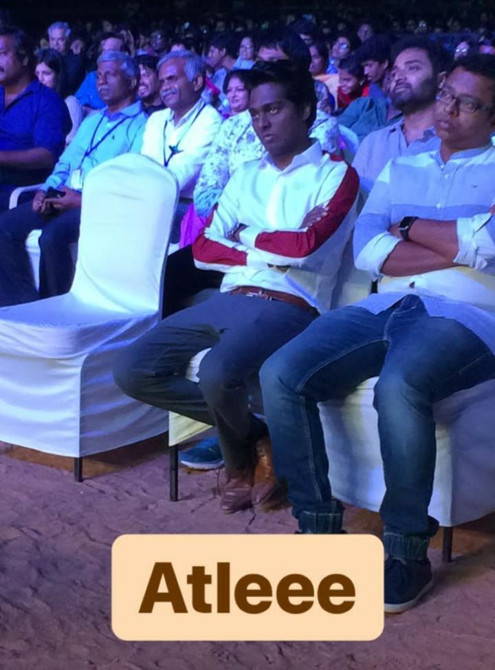 janakiram97's tweet photo. Mersal bags award for
Favourite Actor @actorvijay
Favourite Director @Atlee_dir
Favourite Film @ThenandalFilms
Best Choreographer @Shobi
Best Cinematographer
at our #TechofesAwards2018
#Sillakkidum
#Techofes2018
Congrats team Mersal https://t.co/NkSm3ZLWJ1
