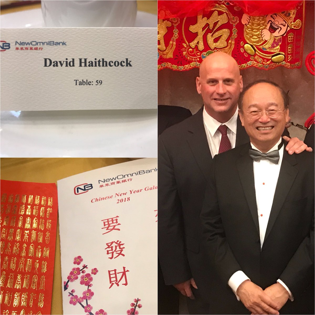 Dhaith's tweet photo. So grateful to spend Chinese New Year with my dear friend Chris Huang, President/CEO of New Omni Bank. Grateful for including me in your celebration. https://t.co/Nlv4B6EayC