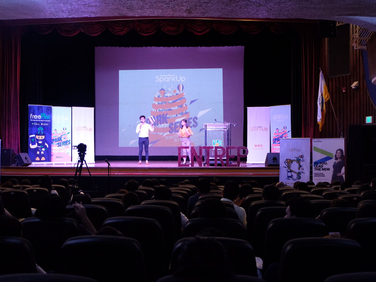 UST_STE's tweet photo. The sparkling event has just started. #SparkUpSeries #EntrepAmplified https://t.co/JVmf2zisZP