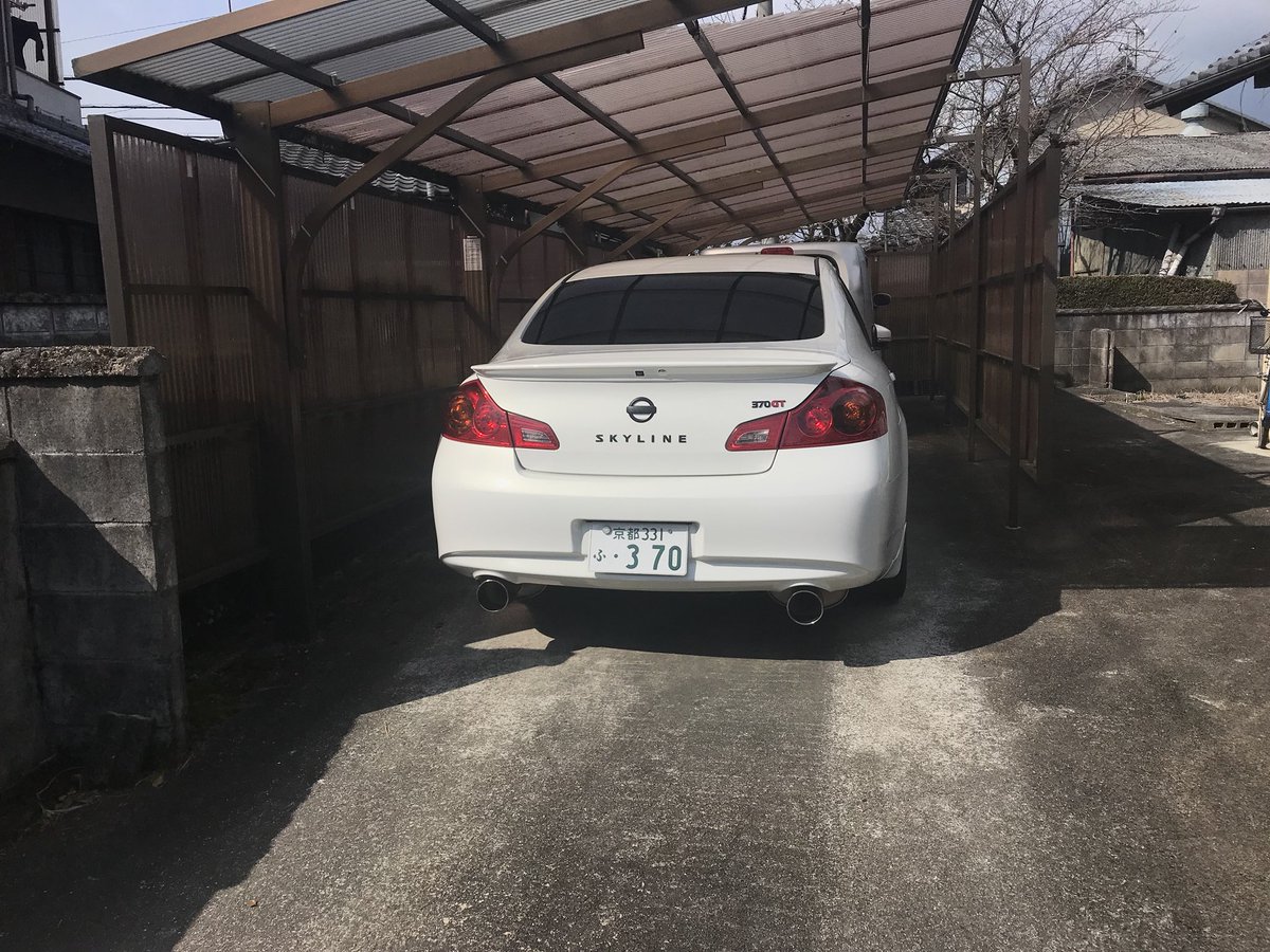 石野 涼太 Auf Twitter ビフォーアフター インナーブラックー サイドマーカーもー こーれはいかつい 笑 Skyline V36 スカイライン スカイラインセダン 後期 テールランプ Us仕様