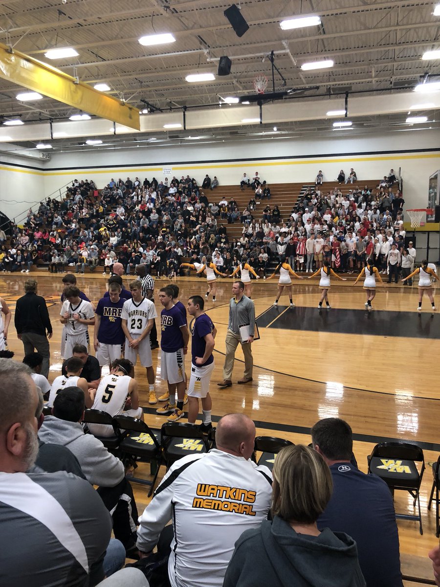 wmhscheerteam's tweet photo. CONGRATS BOYS! 🖤💛🏀 #GoWarriors #warriorpride #WeBeatTheHornets! https://t.co/UsYtynadee