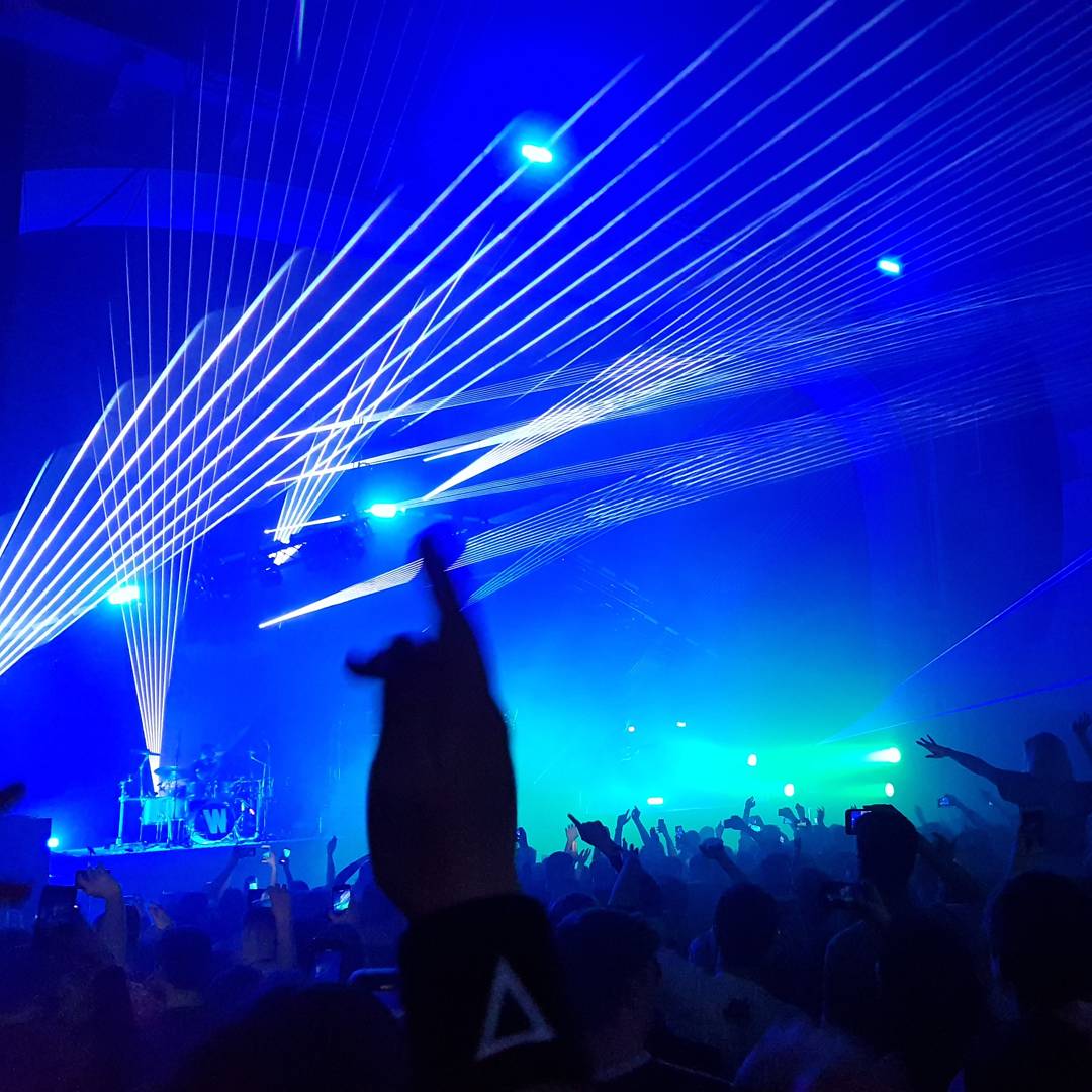 Gotta love a good laser #wilkinson #brixtonacademy #drumandbass