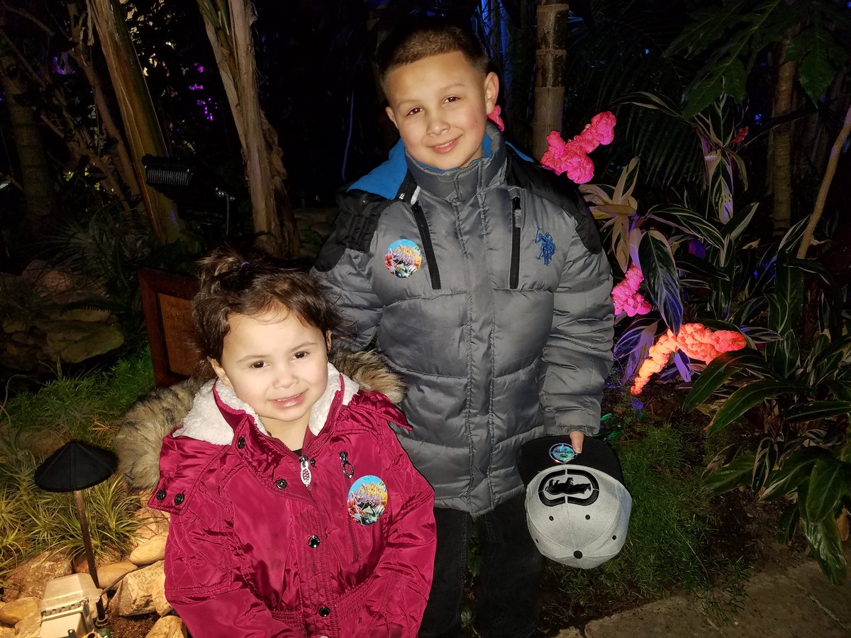 VCAssociation's tweet image. Some Valley Striving For Excellence Youth Program families had a great time at Lumagination @BuffaloGardens tonight!