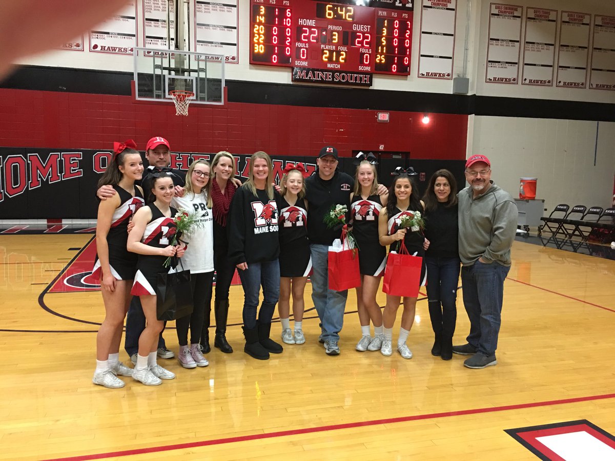 Thank you senior cheerleaders.