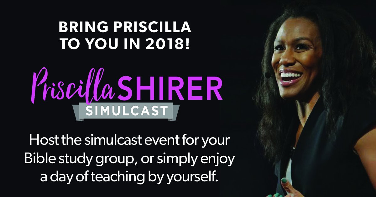 Taurlothwen's tweet photo. Join Priscilla Shirer on April 28 for a day of Scripture-focused teaching and prayer that will forever strengthen your relationship with God. #PSLive18 - https://t.co/ZQnvmmtTzN https://t.co/5JMCpTk3RW