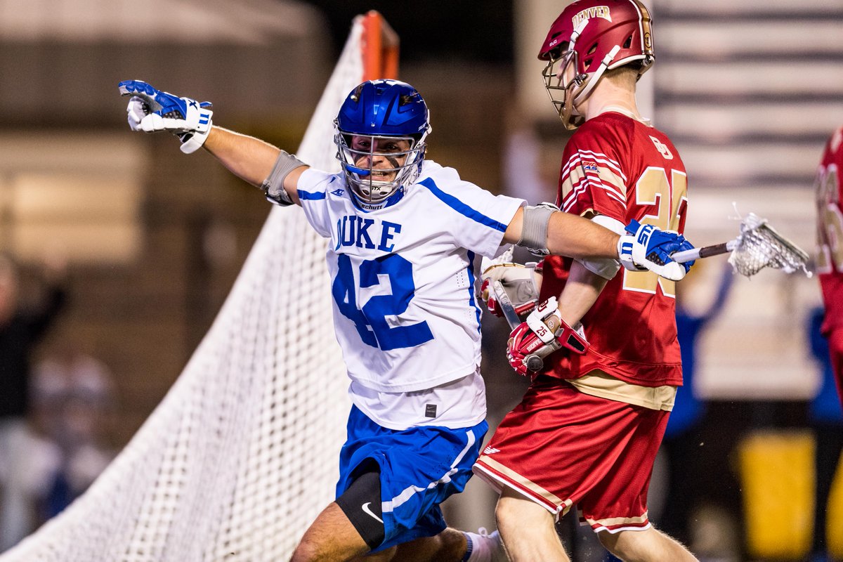 DukeMLAX's tweet photo. [RECAP] WHAT A GAME!
No.1 Duke rallies for 15-12 win over No. 4 Denver! Full story ⬇️
https://t.co/94J670BBcC
📸 https://t.co/Fax7t42ZdA https://t.co/ubgj5haO55