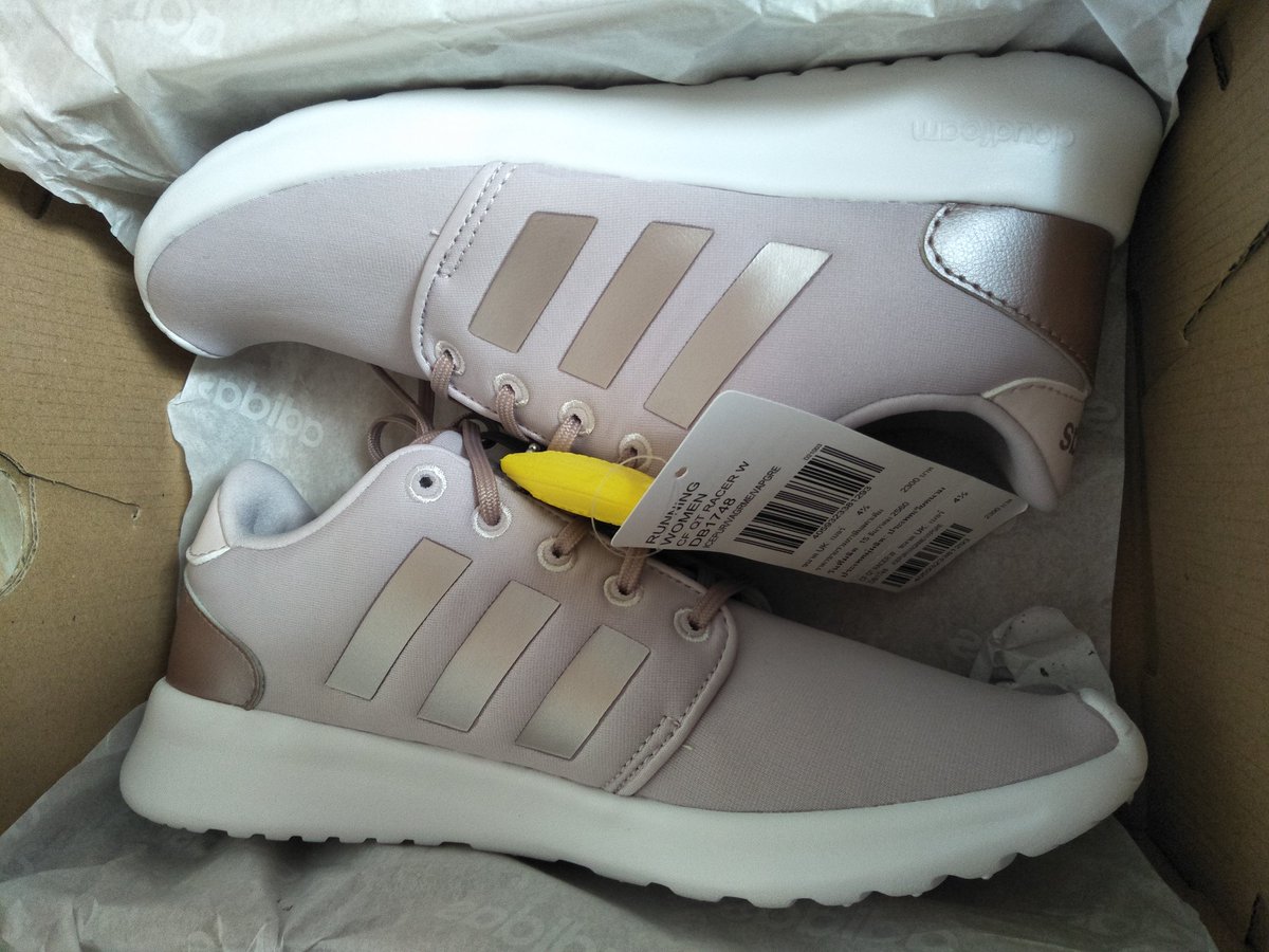 adidas neo cloudfoam rose gold