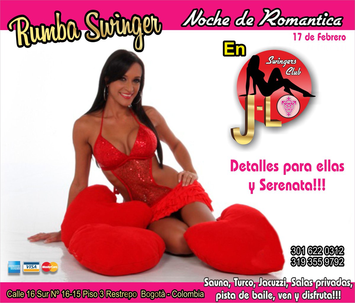 ClubSwingerJLO's tweet photo. Este #sabado 17 no te pierdas nuestra celebracion de san valentin #swinger, en tu club #sw Jlo, la mejor #rumba de #Bogota...Te Esperamos!!! #swingers #swingercolombia #menteabierta #parsw https://t.co/Gnd5F6PImm