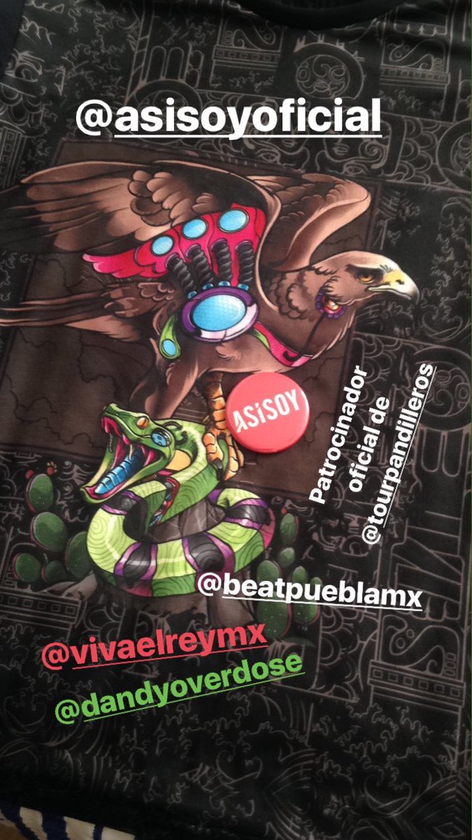 TourPandilleros's tweet photo. Mañana la mercancía oficial es cortesía de @AsiSoyOficial - @beatpueblamx @vivaelreymx @barcosdpapel @DandyOverdose https://t.co/0Gd0lqTVWu