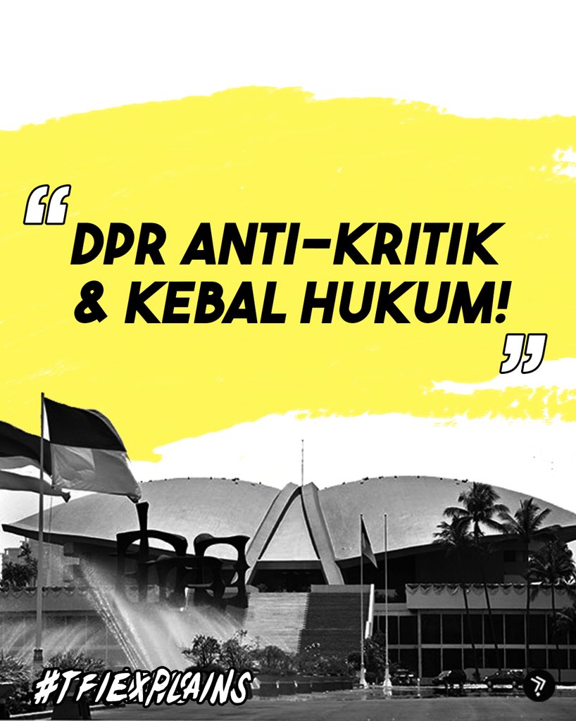 thefactisco's tweet photo. DPR mengada ulah lagi! Ada apa sih dengan โwakil rakyatโ kita ini? Yuk simak info tentang UU MD3 ๐(Bagian 1)
#thefactis #tfinews #tfiexplains #UUMD3 #DPR https://t.co/DpydGNgP2W