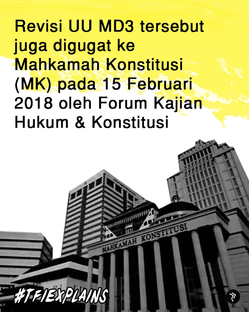 thefactisco's tweet photo. DPR mengada ulah lagi! Ada apa sih dengan โwakil rakyatโ kita ini? Yuk simak info tentang UU MD3 ๐(Bagian 1)
#thefactis #tfinews #tfiexplains #UUMD3 #DPR https://t.co/DpydGNgP2W