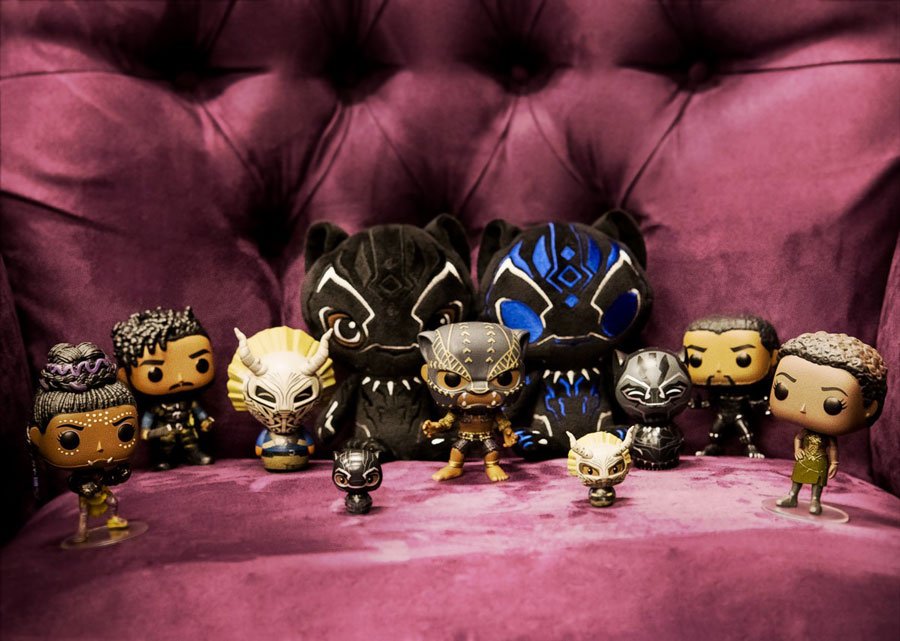 funko pop black panther purple glow