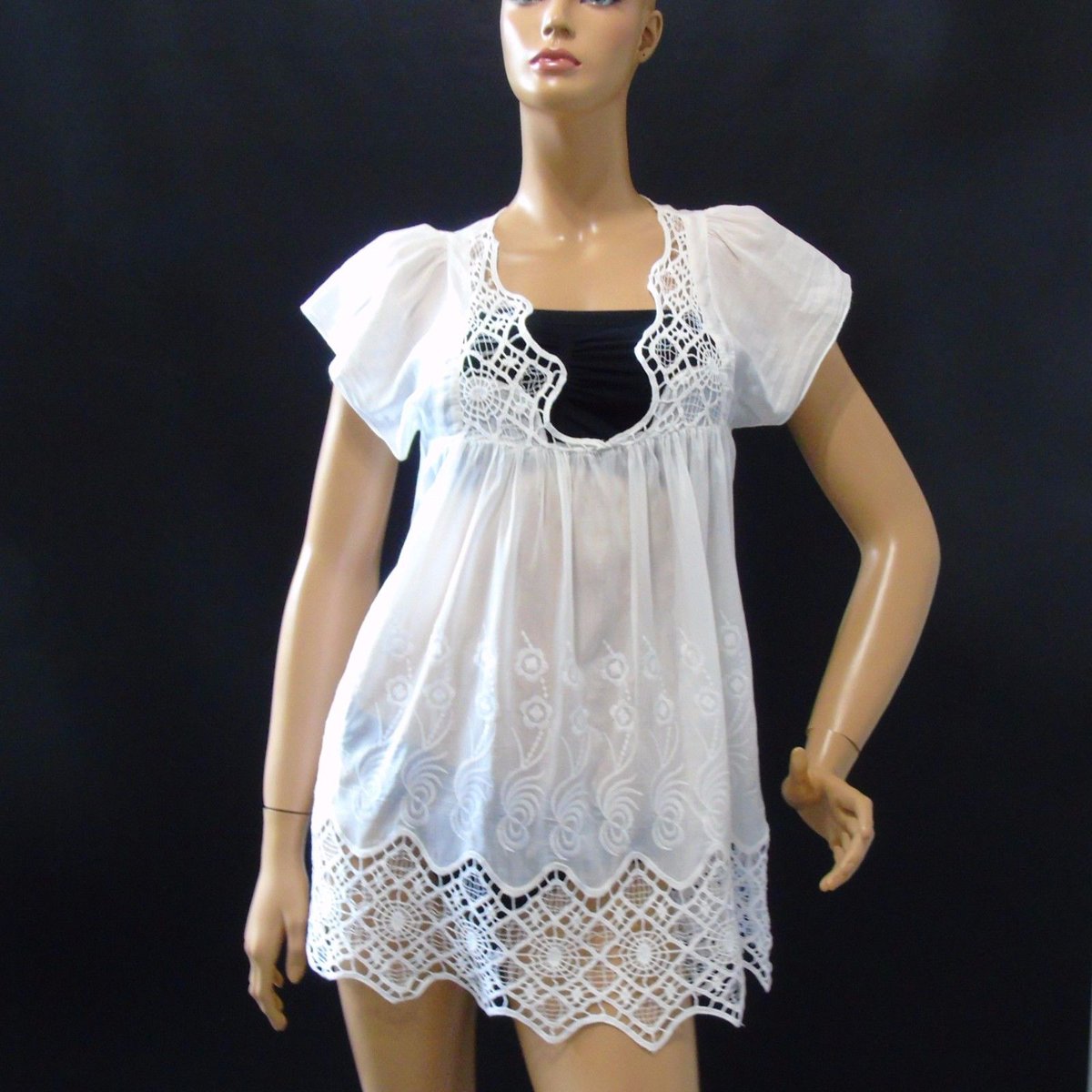 abitofvintage's tweet photo. #bohochic #Tunic Boston Proper White #lace Top #lookinggood #fashion #hiptop https://t.co/lIWCJCM7pC https://t.co/GySJSJfRJK