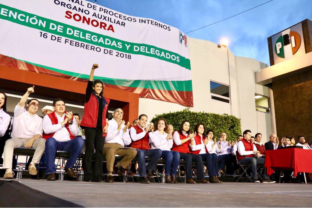 sylbeltrones's tweet photo. Hoy rendí protesta ante la Comisión de Procesos Internos de mi partido aceptando mi registro como candidata al Senado en la Jornada Electiva del PRI Sonora celebrada en la Convención Estatal de Delegadas y Delegados. https://t.co/1BryB9oY0D